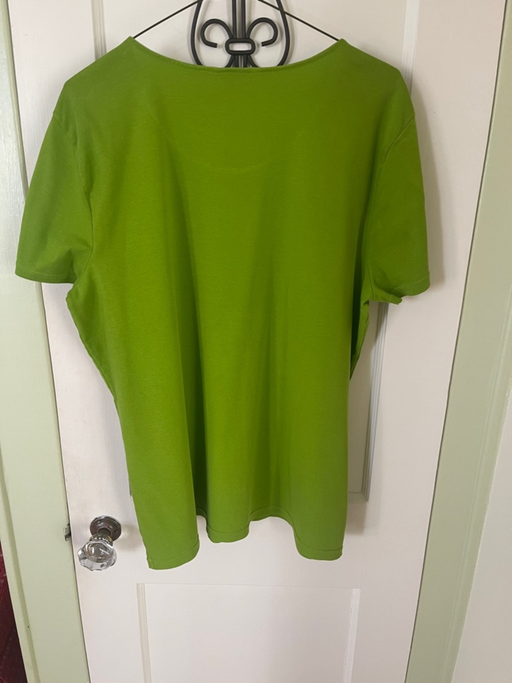 Lauren Ralph Lauren Bright Green Short Sleeve Scoop Neck Tee - Picture 3 of 5